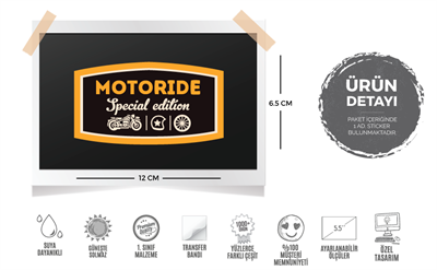 MSL58 Motoride Etiketi