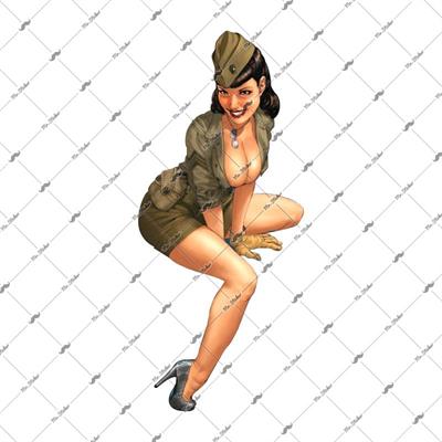 PNP12 Pinup Kizi Etiketi