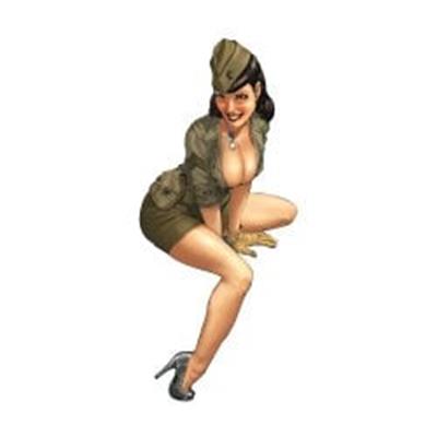 PNP12 Pinup Kizi Etiketi