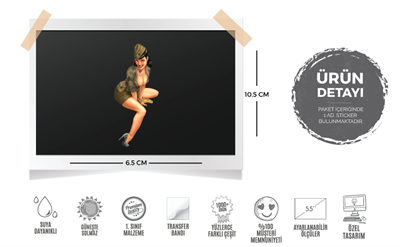 PNP12 Pinup Kizi Etiketi