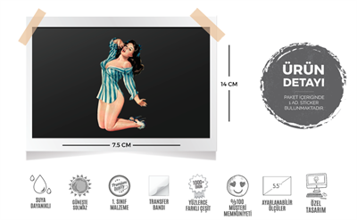 PNP14 Pinup Kizi Etiketi