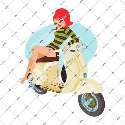 PNP16 Pinup Kizi Etiketi