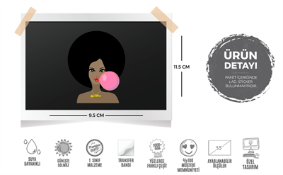 PNP19 Pinup Kizi Etiketi