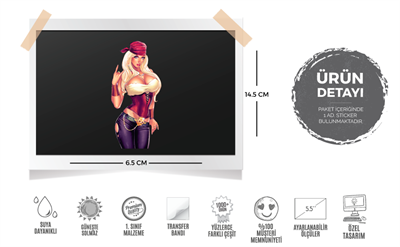 PNP26 Pinup Kizi Etiketi