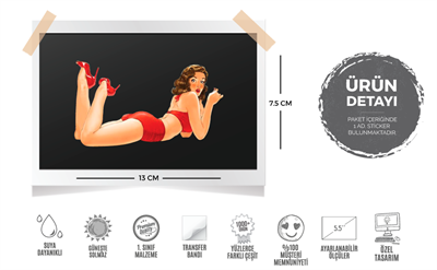 PNP36 Pinup Kizi Etiketi