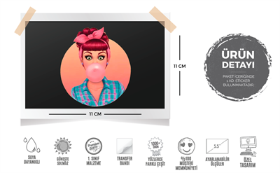 PNP37 Pinup Kizi Etiketi