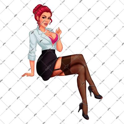 PNP39 Pinup Kizi Etiketi