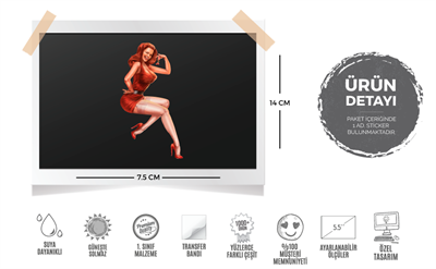 PNP40 Pinup Kizi Etiketi