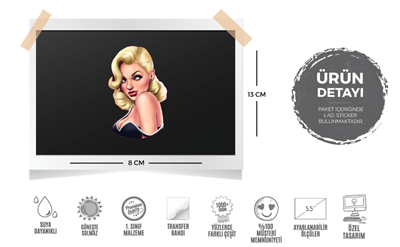 PNP42 Pinup Kizi Etiketi