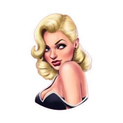 PNP42 Pinup Kizi Etiketi