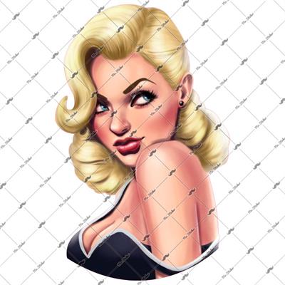 PNP42 Pinup Kizi Etiketi