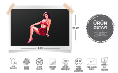 PNP43 Pinup Kizi Etiketi