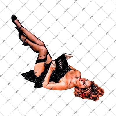 PNP45 Pinup Kizi Etiketi