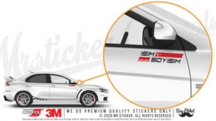 PRS18 Ozel Seri Custom Yarisci Ismi Sticker Seti