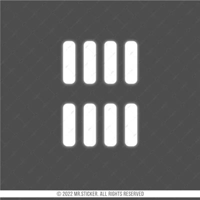 RFHLM147-Reflektif Seritler 8li Paket