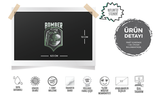 RFHLM182 Reflektif Bombaci Etiketi