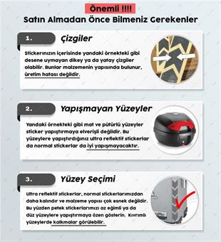RFHLM253 Ultra Reflektif Duz Serit Canta Etiketi Ikili Set