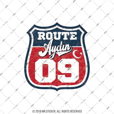 ROUP21  Route Aydin 09 Etiketi