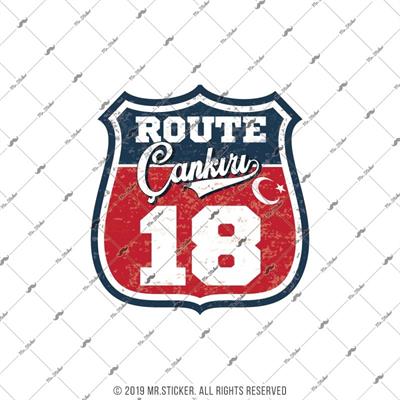 ROUP30 Route Çankiri 18 Etiketi