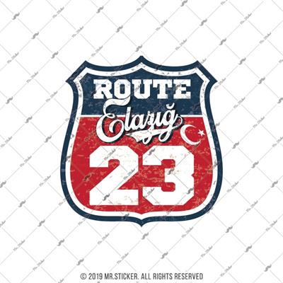 ROUP35 Route Elazığ 23 Etiketi