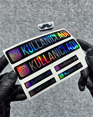 SMINS31 Hologram Instagram Seti  6 Parça