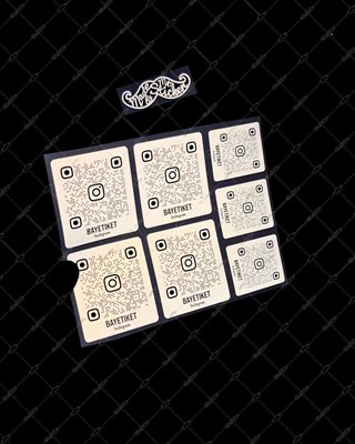 SMINS33 Reflektif QR Instagram Seti 7 Parça