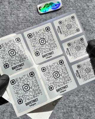 SMINS33 Reflektif QR Instagram Seti 7 Parça