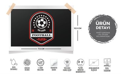 SPR12 Futbol Oyuncusu Etiketi