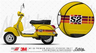 STS56VP Mor Bordo Turuncu Desenli Şerit