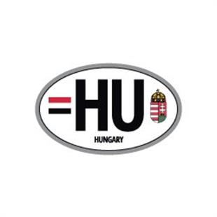ULK36 Macaristan (HU) Reflektif Ulke Etiketi