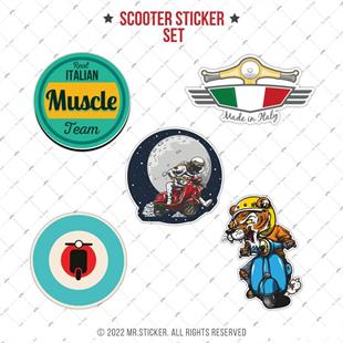VSPBDL8 Scooter Sticker Seti