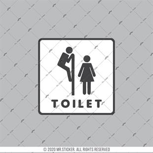 WC29 Unisex Tuvalet Simgesi Etiketi