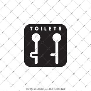 WC8 Unisex Tuvalet Simgesi