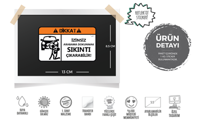 WRN21 Arabama Dokunma Etiketi V1