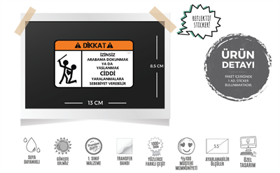 WRN24 Arabama Dokunma Etiketi V4