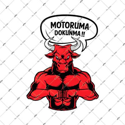 WRN34 Motoruma Dokunma Kizgin Boga Etiketi