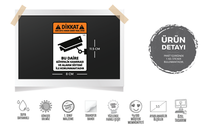 WRN43 Dikkat Dairede Guvenlik Kamerasi Var (Yasal Uyari)