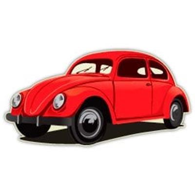 WWB1 Vintage Volkswagen Etiketi