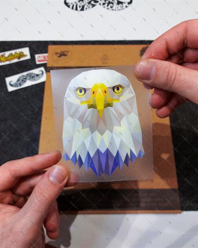 AN10- Triangle Tasarim Kartal Etiketi