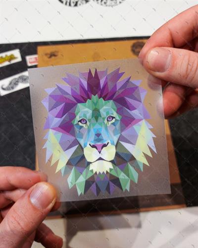 AN12- Triangle Tasarim Aslan Etiketi