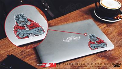 AN20 Kizgin Dinazor Etiketi