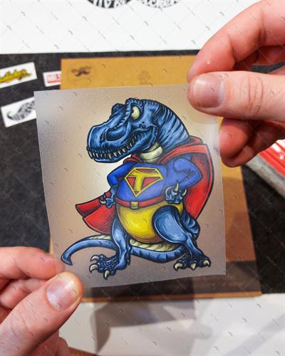 AN28 Super Kahraman Dinazor Etiketi