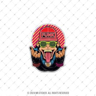 AN32 Gozluklu Maymun Etiketi