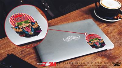 AN32 Gozluklu Maymun Etiketi