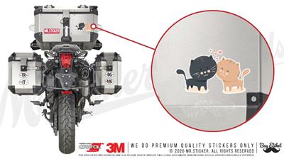 ANCT24- Flort Eden Kediler Etiketi