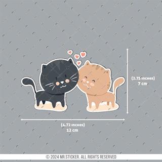 ANCT24- Flort Eden Kediler Etiketi