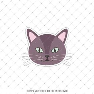 ANCT7- Gri Kedi Etiketi