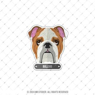 ANDG3- Bulldog Kopek Etiketi