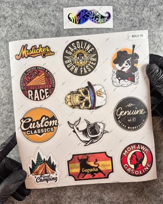 BDLS10 Küçük Boy 10lu Sticker Seti