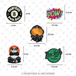 BDLS12 Küçük Boy 10lu Sticker Seti